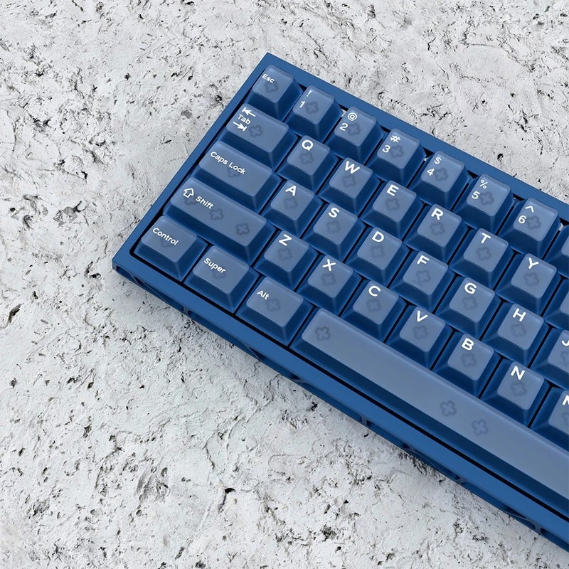 Y&D High-End 132-Key Ceramic Mechanical Gaming Keycaps Set - Cherry MX Switch Compatible - PC Blue Bridge/Deep Blue - Image 5